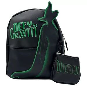 Wicked Mini Backpack Defy Gravity Comes With Coin Purse BRAND NEW